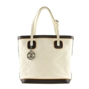 CHANEL Ivory Tote Bag